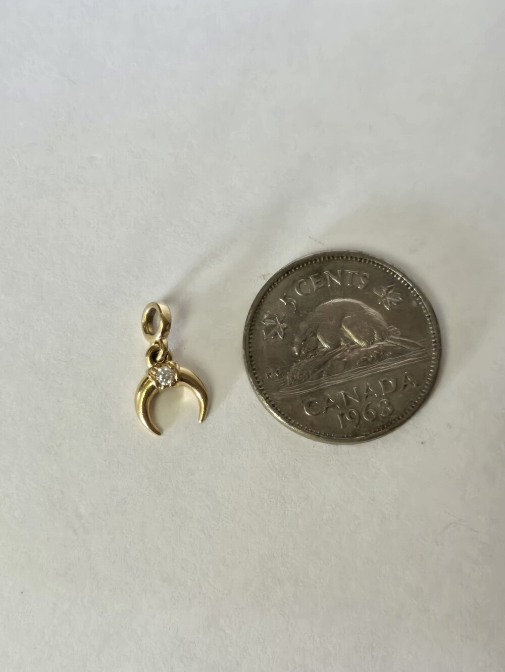 Pandora Gold Moon Charm